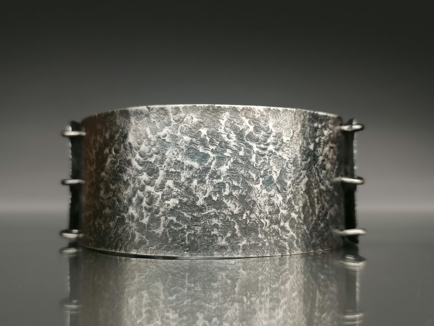 Unique silver bracelet