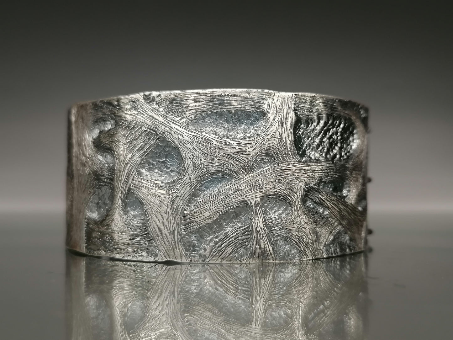 Unique silver bracelet