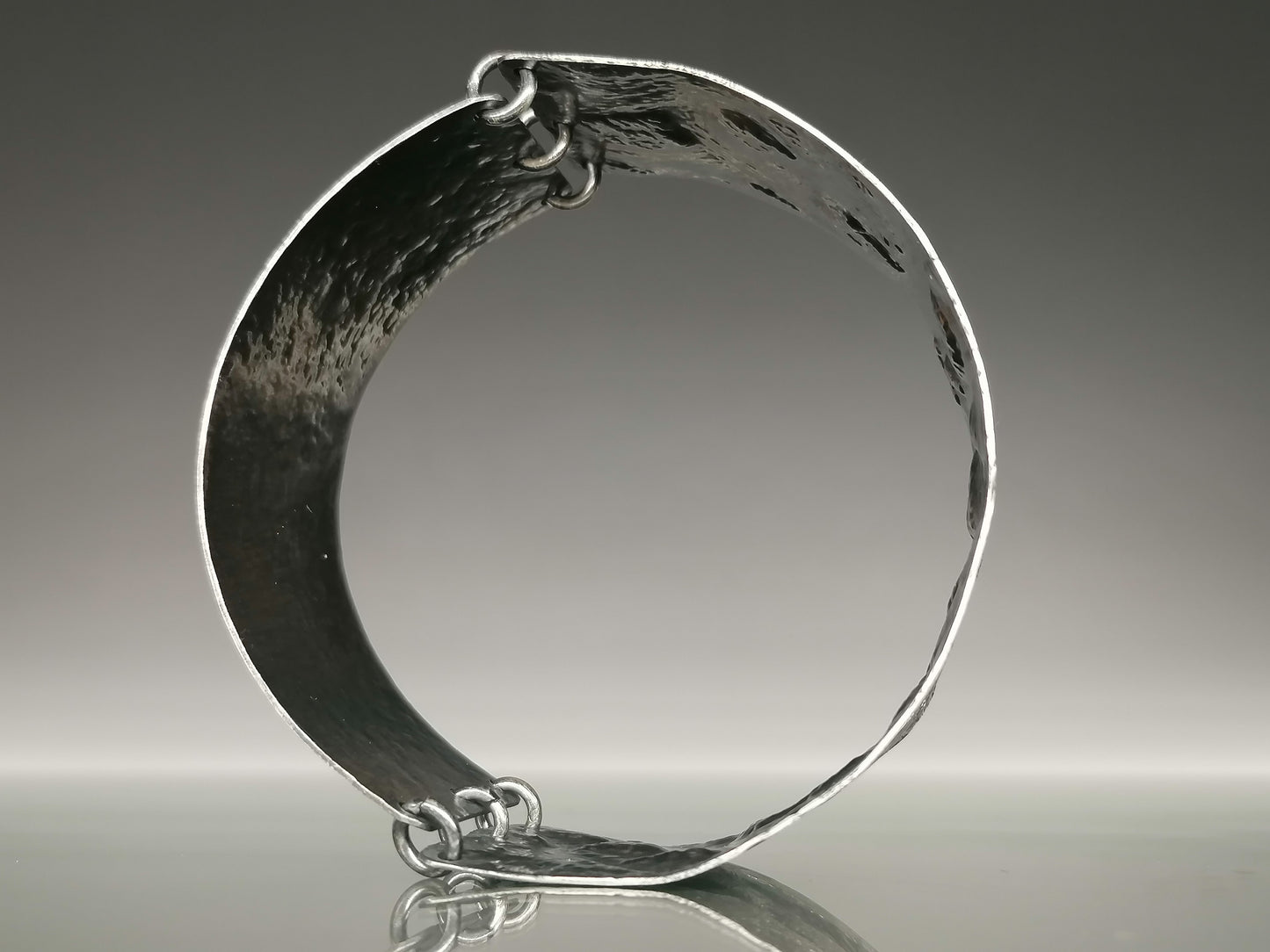 Unique silver bracelet