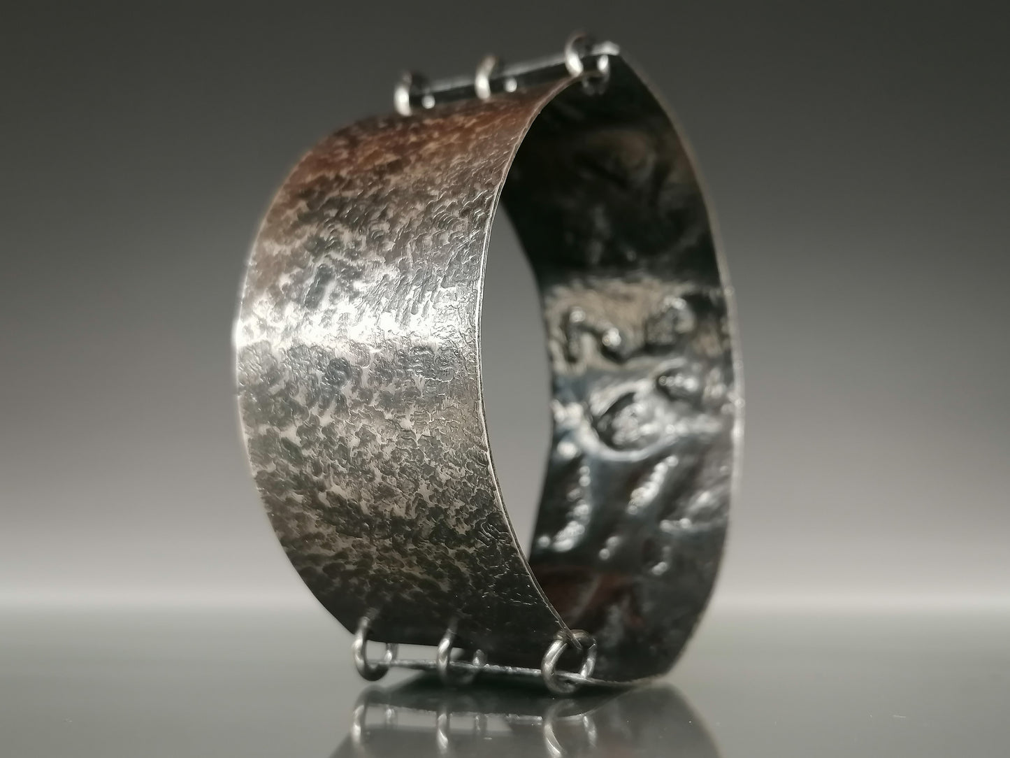 Unique silver bracelet