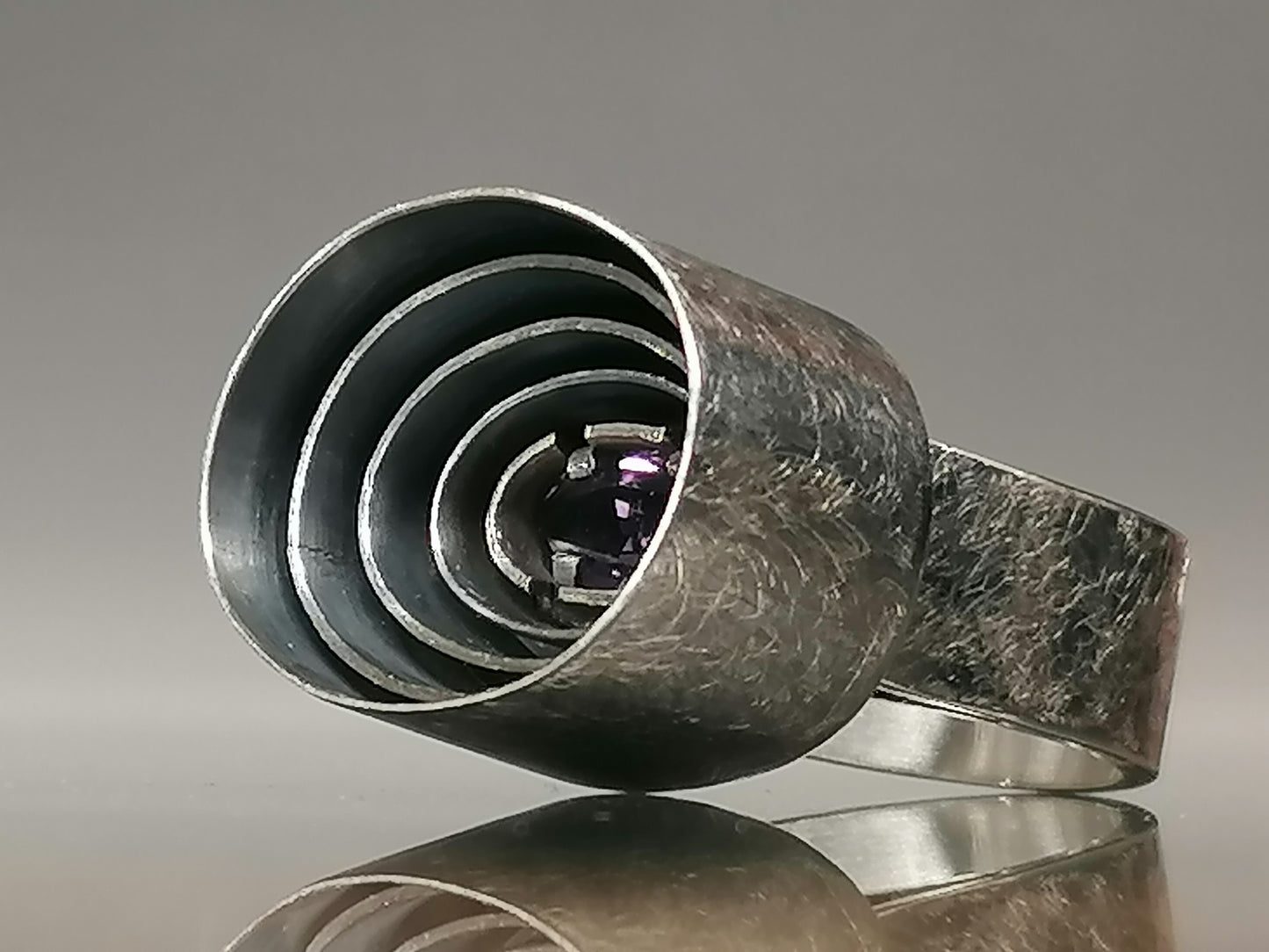 Srebrny pierścień "SONAR"