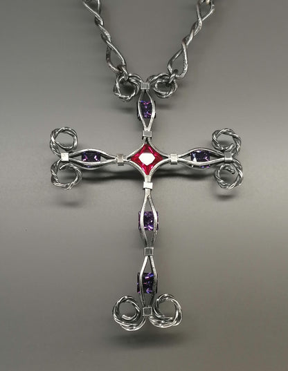 Large silver cross 