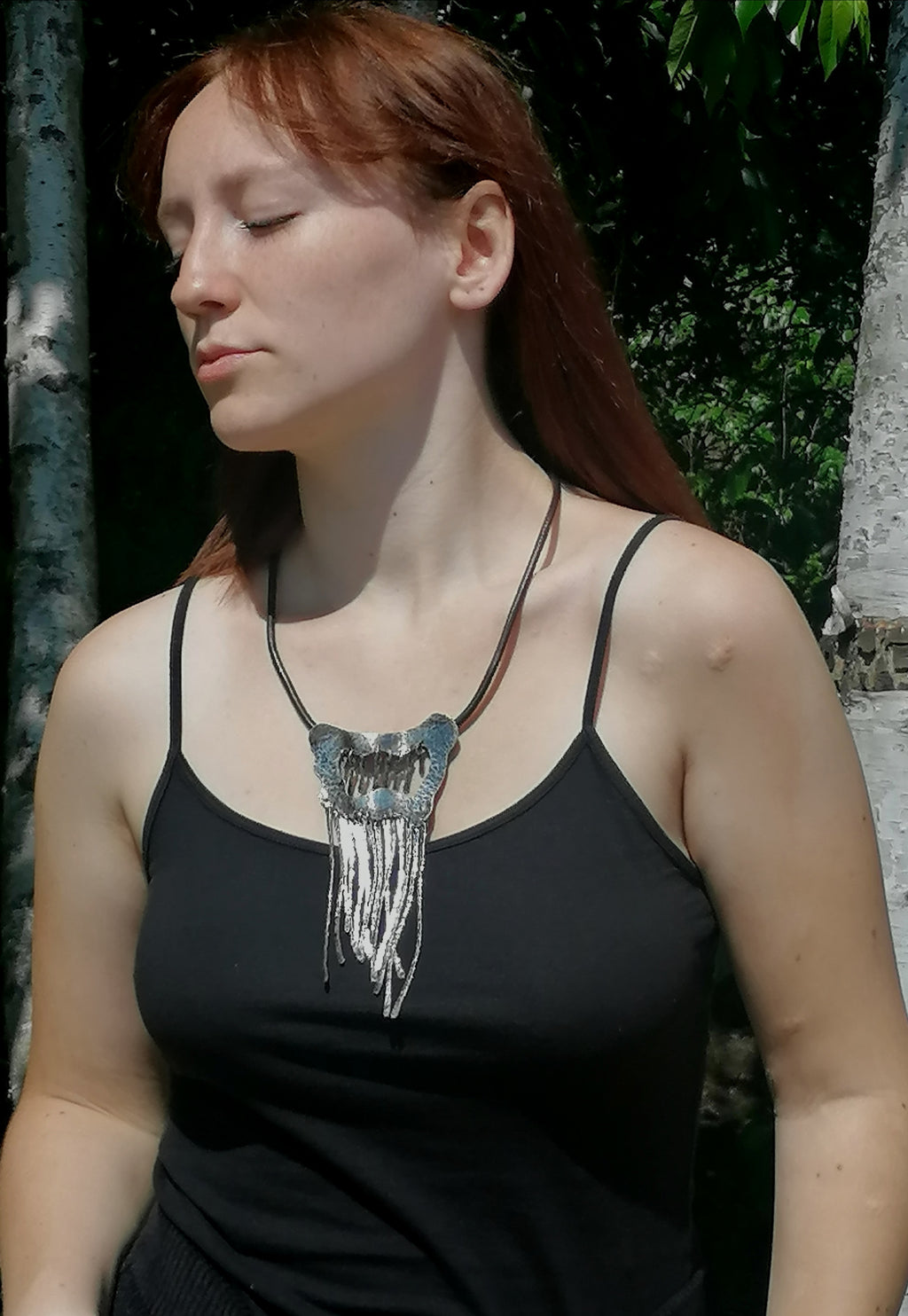 Naszyjnik srebro "MEDUZA"