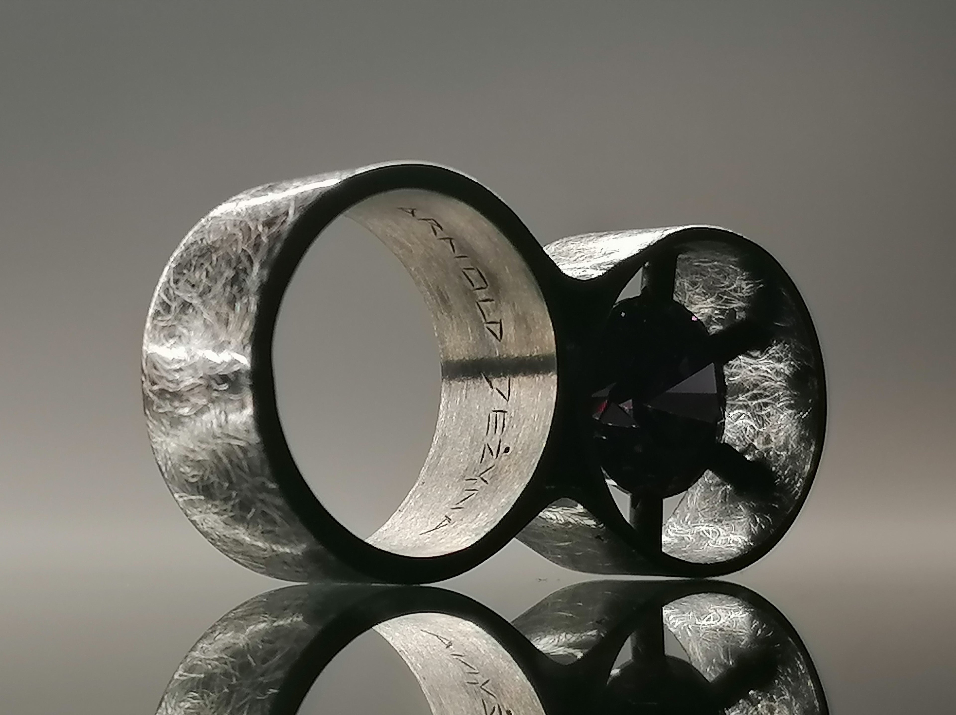 Pierścień srebro / cyrkonia