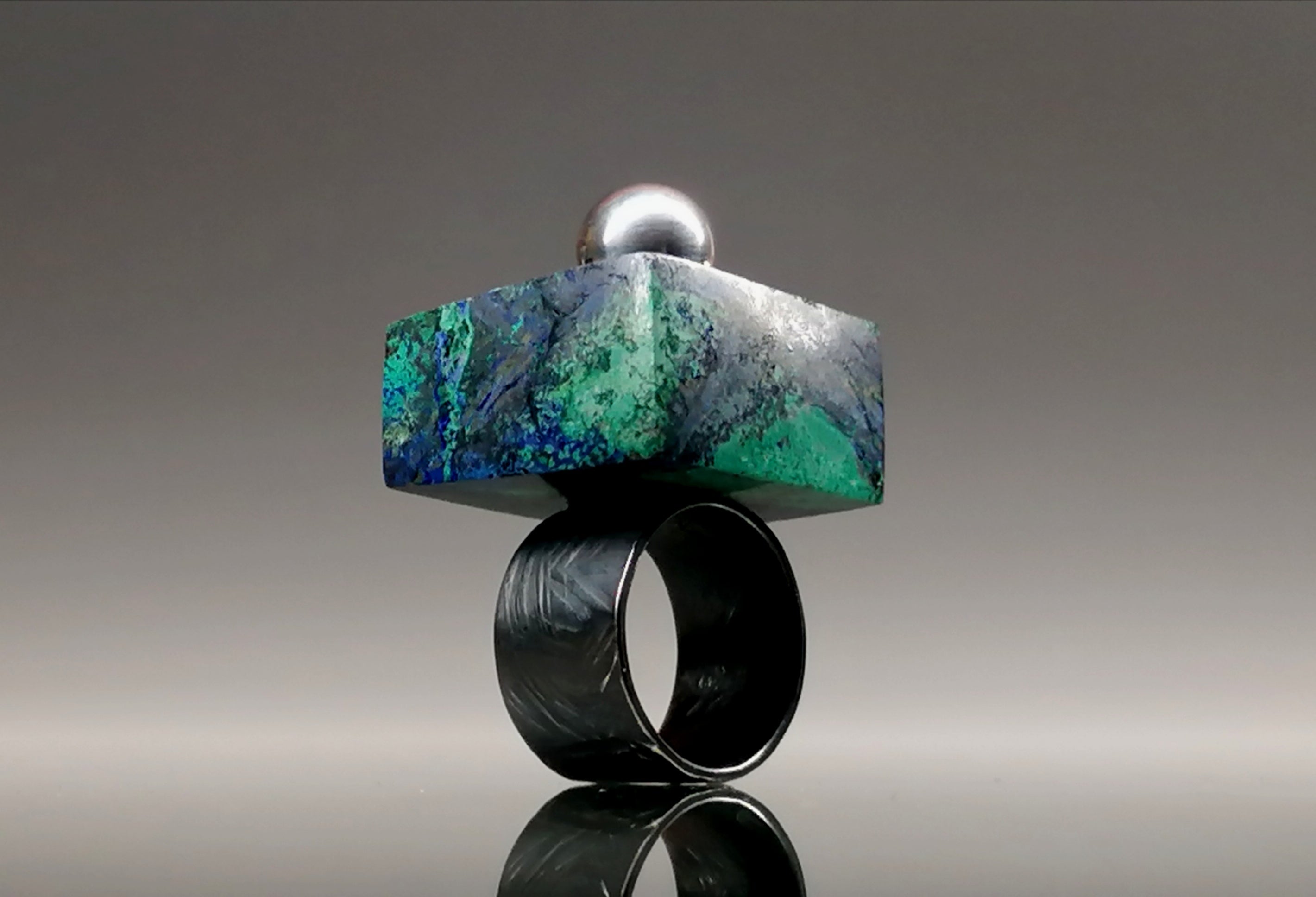 Pierścień srebro / Auryt