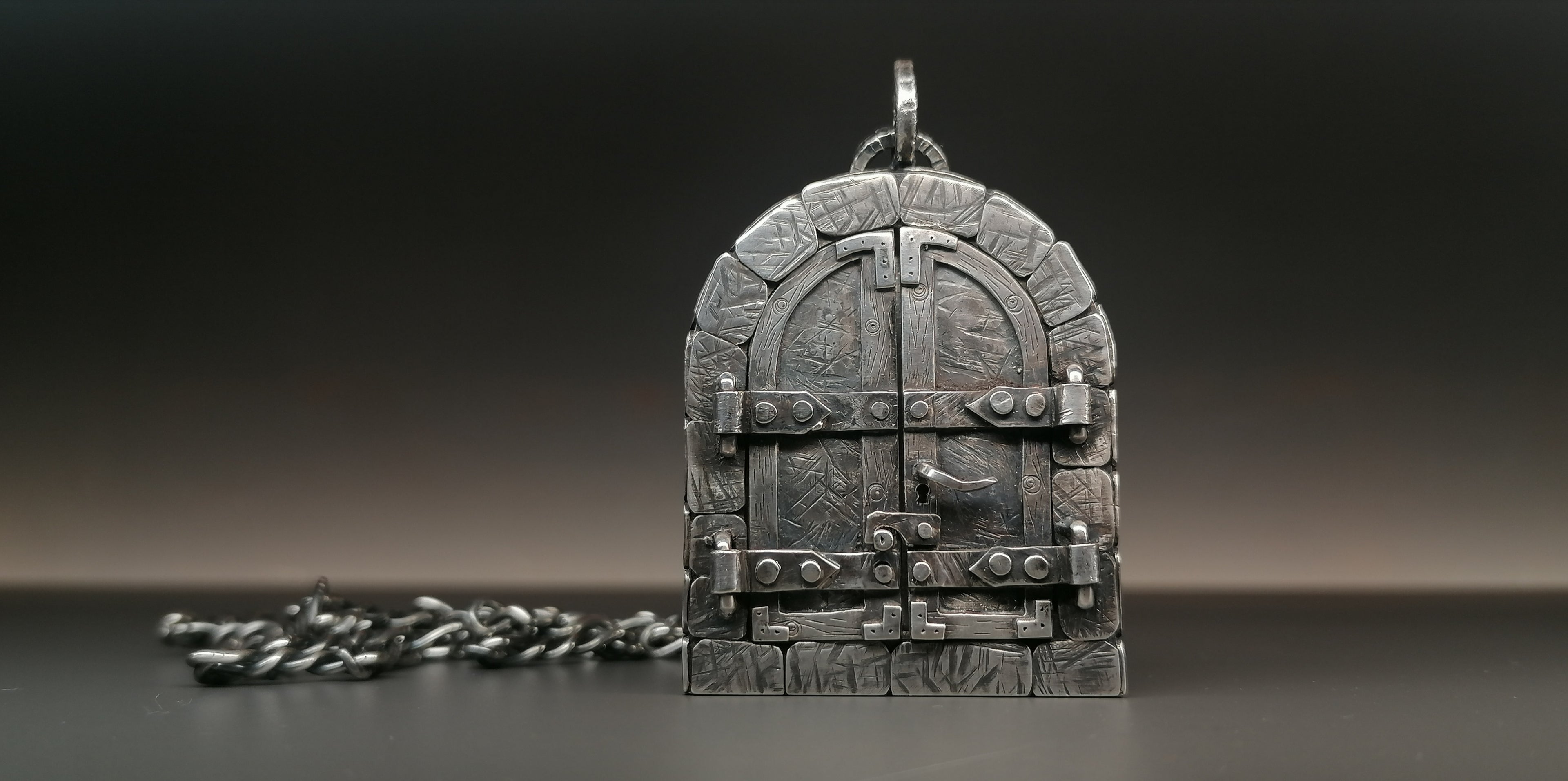 Naszyjnik srebro  " WROTA"