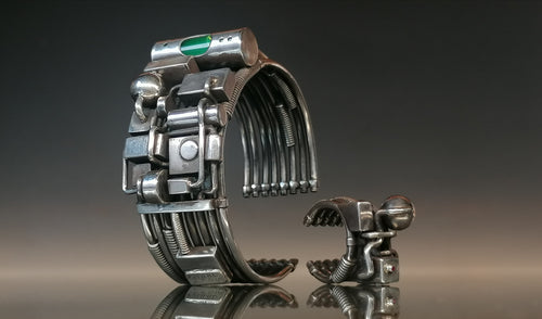 Komplet srebro / bransoleta pierścień